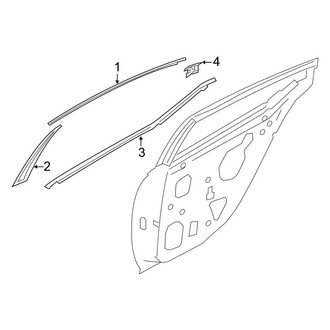 Nissan OE - Rear Door - Exterior Trim