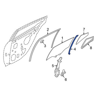 Nissan OE - Rear Left Window Regulator Guide