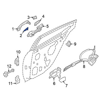 Nissan OE - Rear Exterior Door Handle Gasket