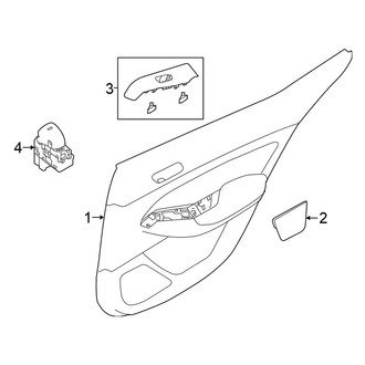 Nissan OE - Rear Door - Interior Trim