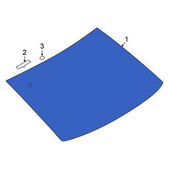 Nissan OE - Rear Back Glass