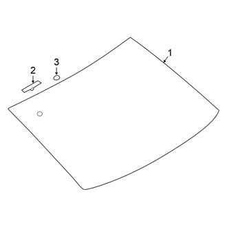 Nissan OE - Back Glass - Glass