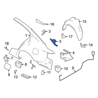 Nissan OE - Rear Left Outer Quarter Panel Extension