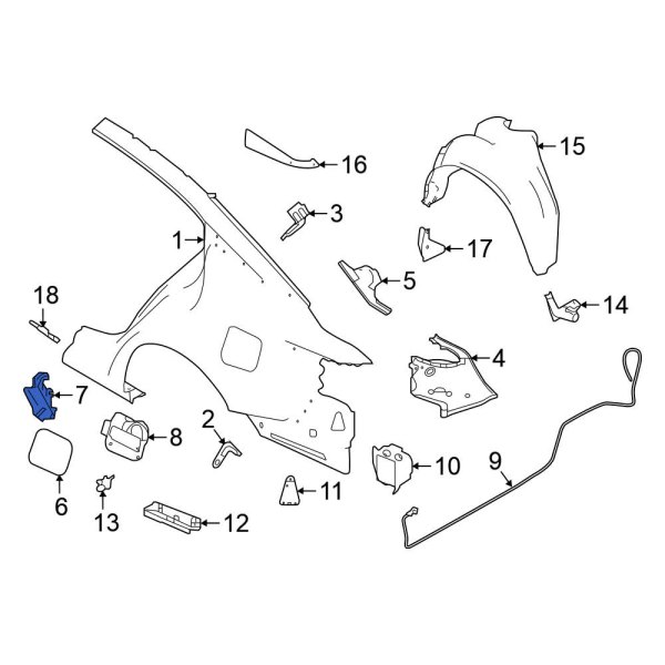 Fuel Door Latch