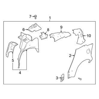 Nissan OE - Quarter Panel - Inner Structure
