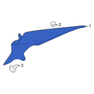 Nissan OE - Rear Right Interior Quarter Panel Trim Panel