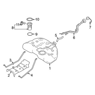 Nissan OE - Fuel System Components (FWD)