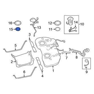 Nissan OE - Fuel Pump Tank Seal