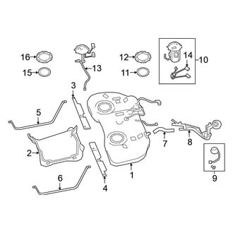 Nissan OE - Fuel System Components (AWD)