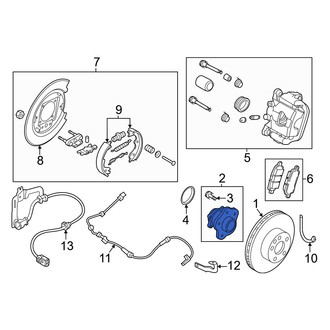 Nissan OE - Rear Wheel Bearing and Hub Assembly