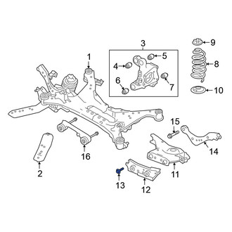 Nissan OE - Suspension Track Bar Bolt