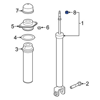 Nissan OE - Suspension Shock Absorber Nut