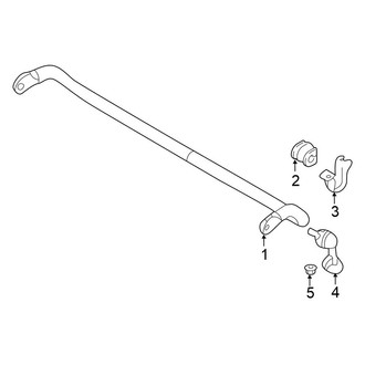 Nissan OE - Rear Suspension - Stabilizer Bar & Components (FWD)