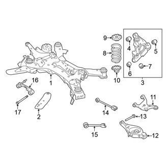 Nissan OE - Rear Suspension - Suspension Components (AWD)