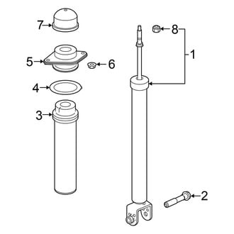 Nissan OE - Rear Suspension - Shocks & Components (AWD)
