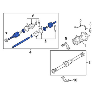 Nissan OE - Rear CV Axle Assembly