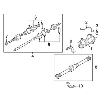 Nissan OE - Rear Suspension - Axle & Differential (AWD)