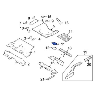 Nissan OE - Rear Trunk Floor Access Cover