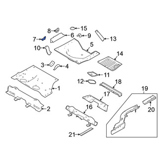 Nissan OE - Left Quarter Panel Bracket