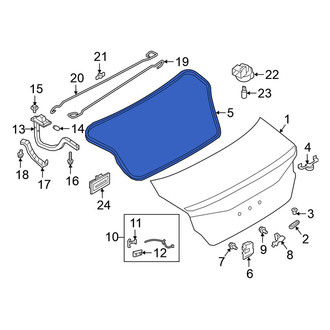 Nissan OE - Rear Deck Lid Seal