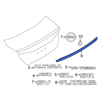 Nissan OE - Rear Spoiler