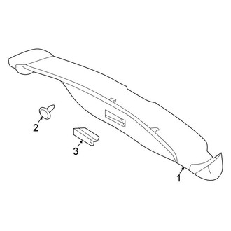 Nissan OE - Trunk Lid - Interior Trim