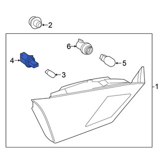 Nissan OE - Rear Side Marker Light Socket