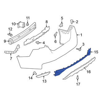 Nissan OE - Rear Bumper Trim