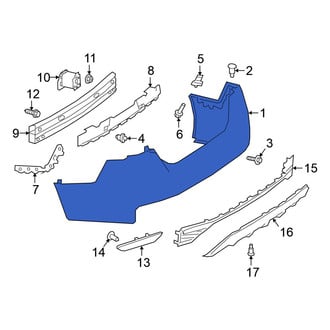 Nissan OE - Rear Bumper Cover