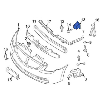 Nissan OE - Front Left Bumper Cover Reinforcement Bracket