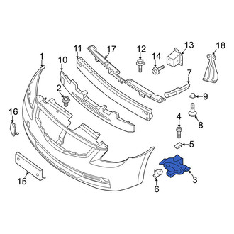 Nissan OE - Front Left Fog Light Trim