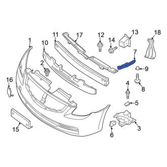 Nissan OE - Front Right Bumper Cover Bracket
