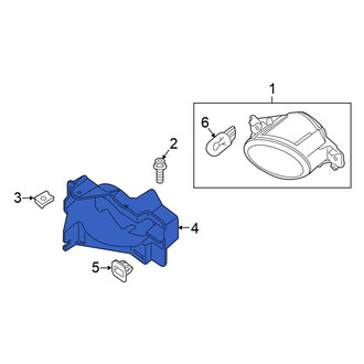 Nissan OE - Left Fog Light Bracket
