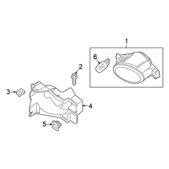 Nissan OE - Front Lamps - Fog Lamps (Coupe)