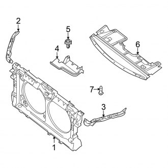 2013 nissan altima radiator support