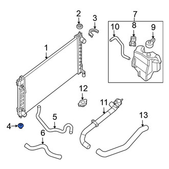 Nissan OE - Lower Radiator Insulator