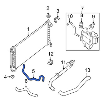 Nissan OE - Upper Automatic Transmission Oil Cooler Hose