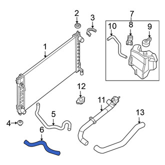Nissan OE - Lower Automatic Transmission Oil Cooler Hose