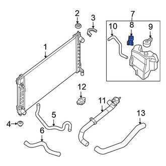 Nissan OE - Engine Coolant Reservoir Bracket
