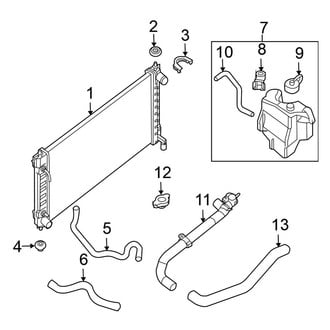 Nissan OE - Cooling - Radiator & Components (Coupe 2.5L)