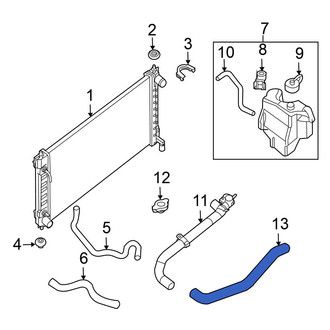 Nissan OE - Lower Radiator Coolant Hose