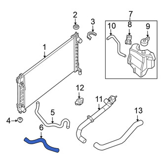 Nissan OE - Lower Automatic Transmission Oil Cooler Hose