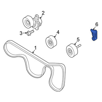 Nissan OE - Left Accessory Drive Belt Idler Pulley