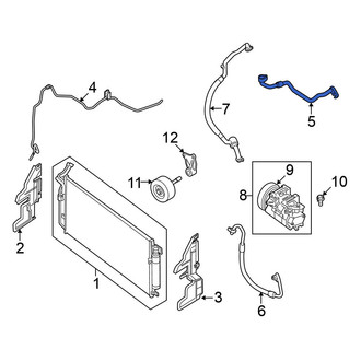 Nissan OE - A/C Refrigerant Suction Hose