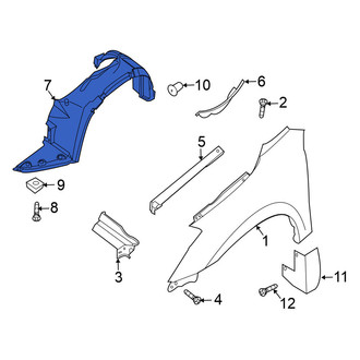 Nissan OE - Front Left Fender Splash Shield