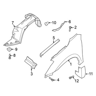 Nissan OE - Fender & Components (Coupe)