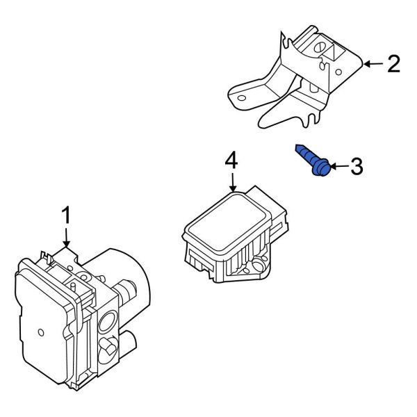 ABS Modulator Bolt