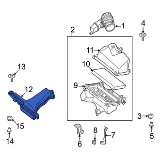 Nissan OE - Engine Air Intake Hose