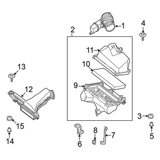 Nissan OE - Engine / Transaxle - Air Intake (Coupe 2.5L)