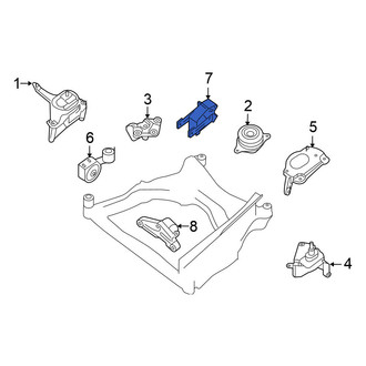 Nissan OE - Rear Inner Engine Mount